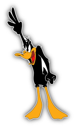 Daffy duck shouts cartoon - shouts,
