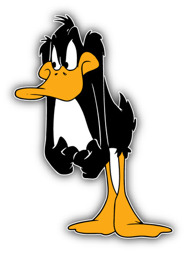 Daffy duck power cartoon - duck,