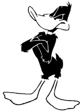 Daffy Duck vinyl car Decal /