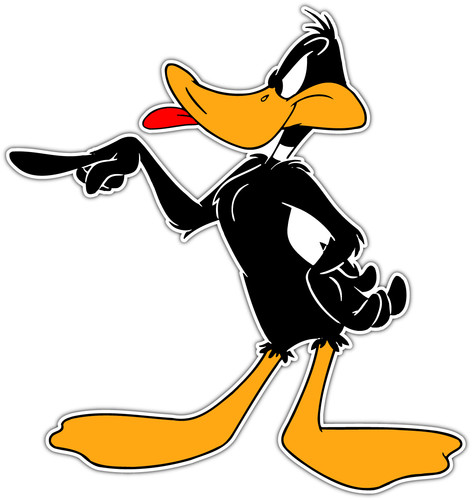 Daffy duck kids room cartoon - duck,
