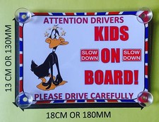 Daffy Duck Kids On Board Car