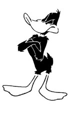 4” Daffy Duck vinyl car