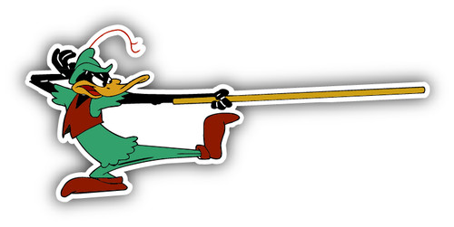 Daffy duck stick - daffy, car